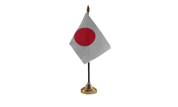 Japan Table Flags